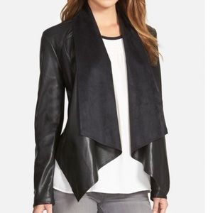 Kut From The Kloth 'Ana' Faux Leather Drape Jacket
